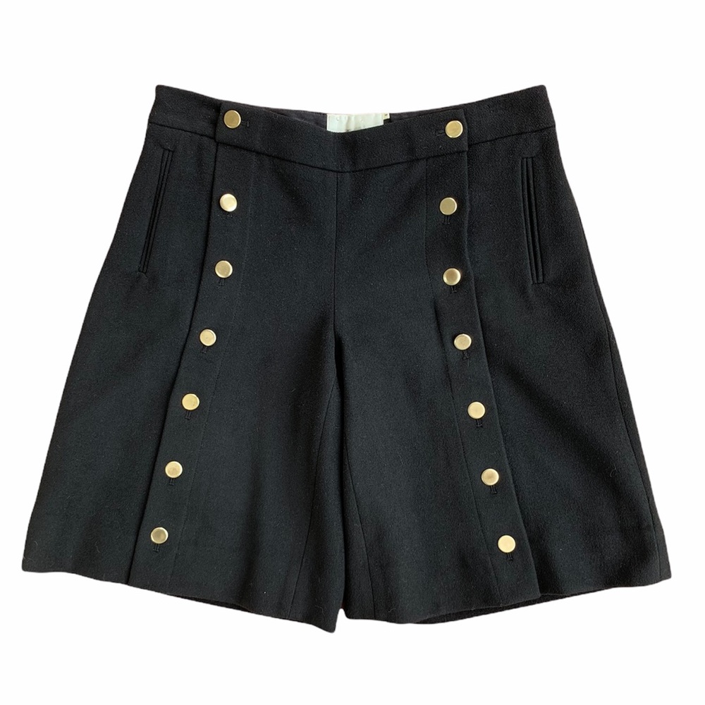 Elevenses Viscose Military 2 x 2 Shorts Anthro